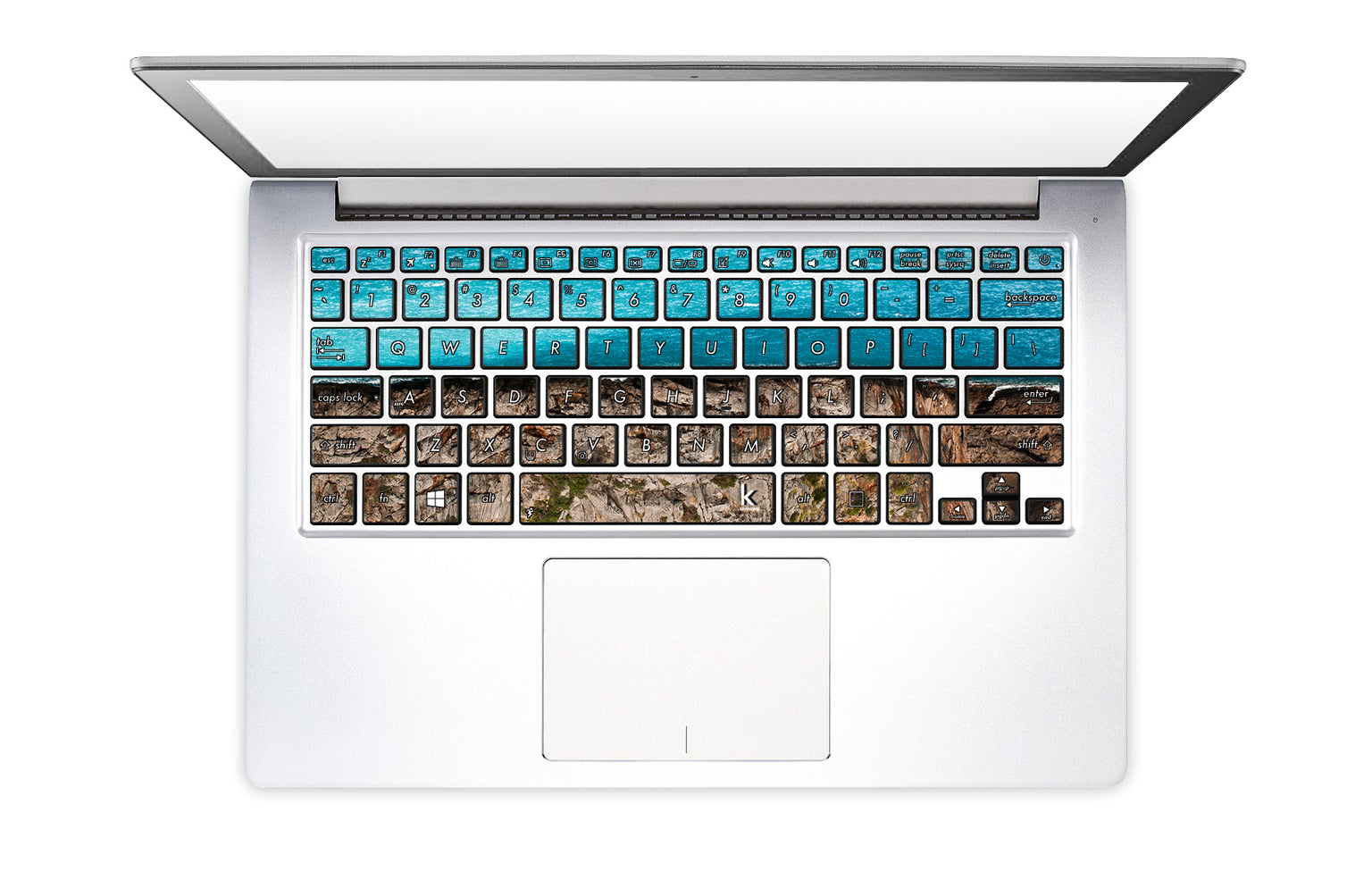 Sea Cut Laptop Keyboard Stickers