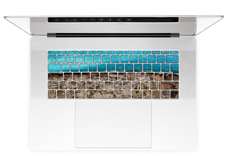 Sea Cut MacBook Keyboard Stickers alternate FR