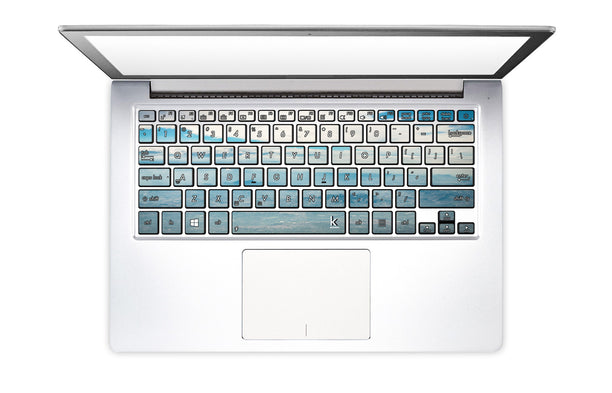 Sicilian Sky Laptop Keyboard Stickers