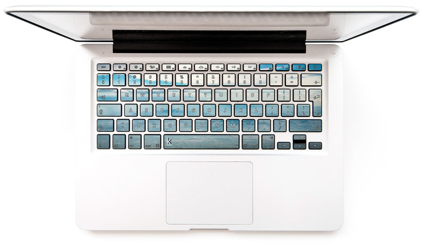 Sicilian Sky MacBook Keyboard Stickers