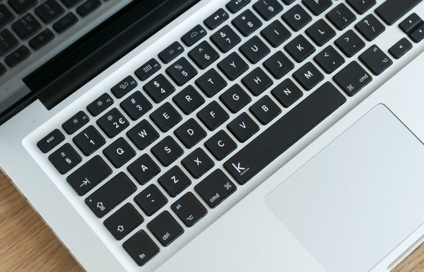 Bestselling Simple Black MacBook Keyboard Stickers