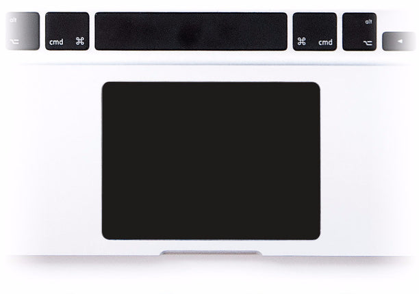 Simple Black MacBook Trackpad Sticker at Keyshorts.com - 1