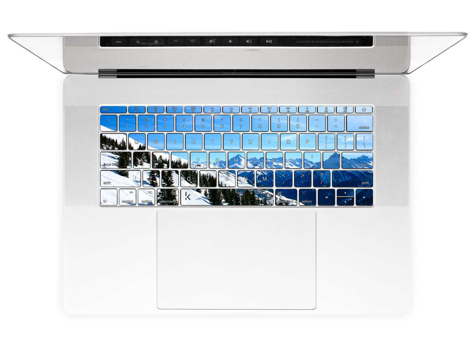 Snowboard Soul MacBook Keyboard Stickers Keyshorts