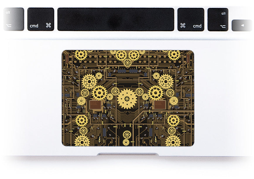 Steampunk MacBook Trackpad Sticker at Keyshorts.com