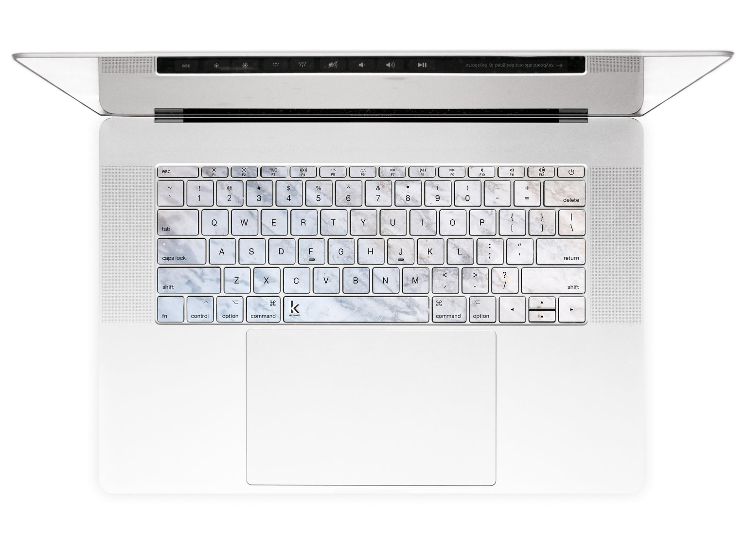 Subtle Marble From Monopoli MacBook Keyboard Stickers alternate