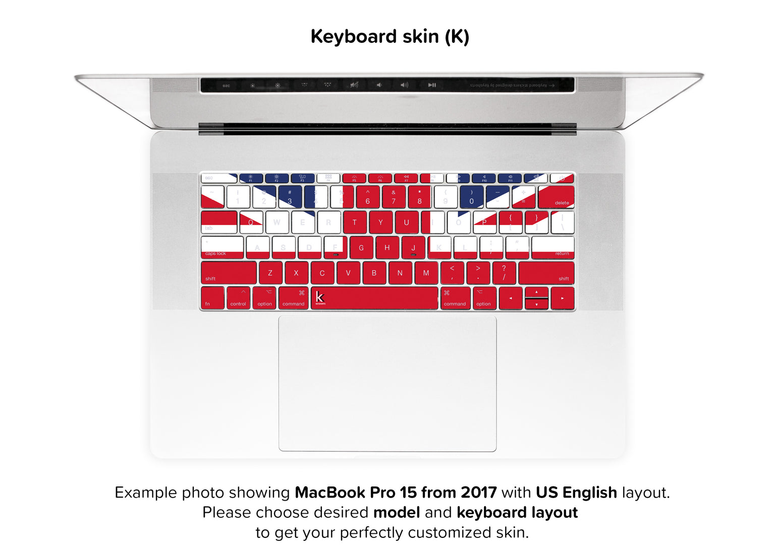 Union Jack MacBook Skin - keyboard decal