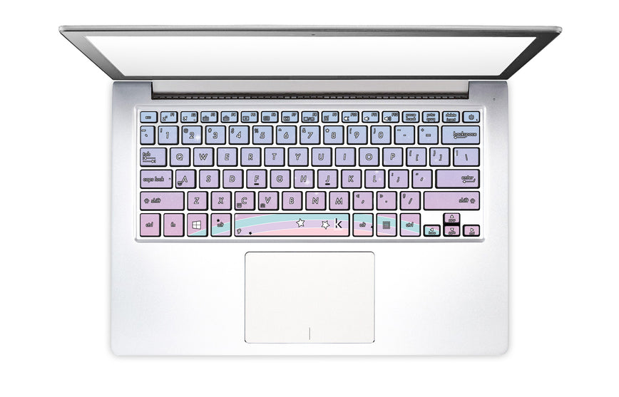 Unicornless Rainbow Laptop Keyboard Stickers