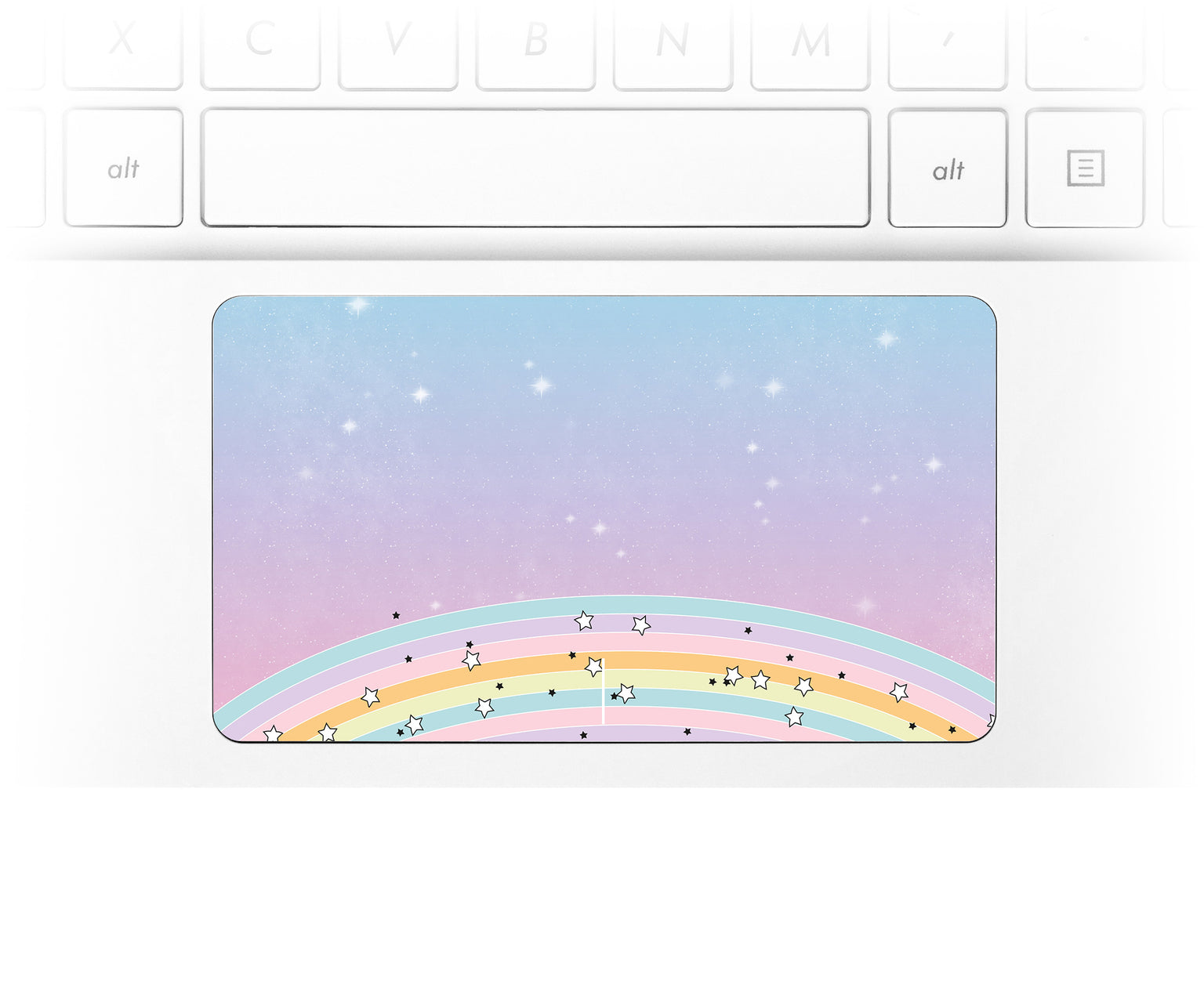Unicornless Rainbow Laptop Trackpad Sticker