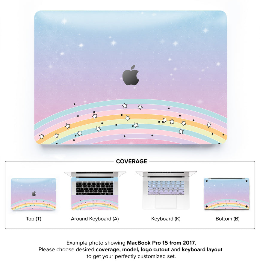 Unicornless Rainbow MacBook Skin