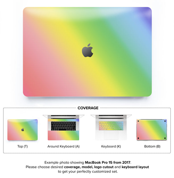 Unicorn Ombre MacBook Skin