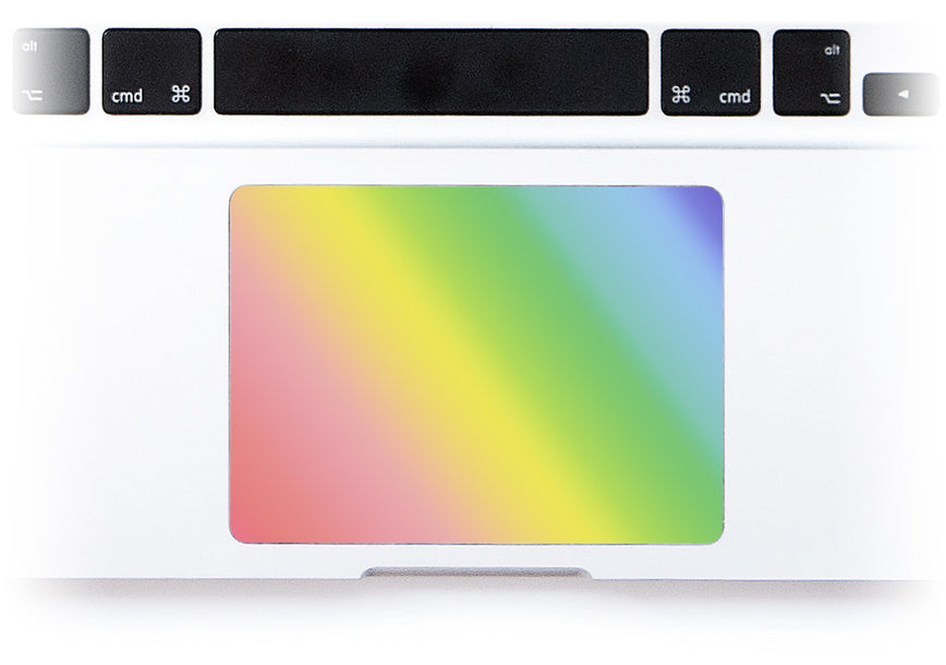 Unicorn Ombre MacBook Trackpad Sticker alternate