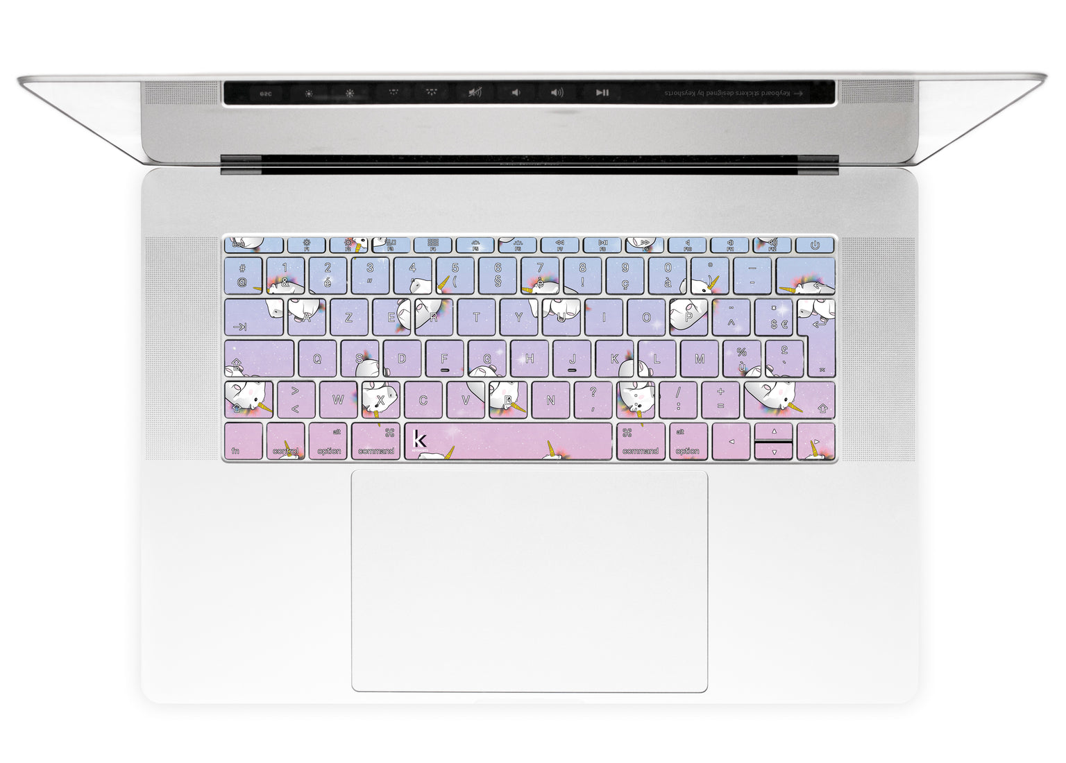 Unicorn Galaxy MacBook Keyboard Stickers alternate FR