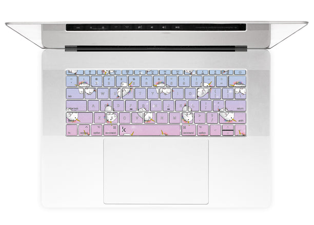 Unicorn Galaxy MacBook Keyboard Stickers alternate