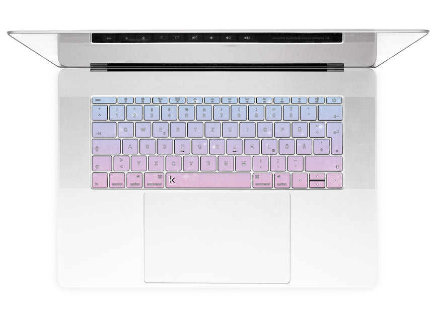 Unicorn Sky MacBook Keyboard Stickers alternate DE