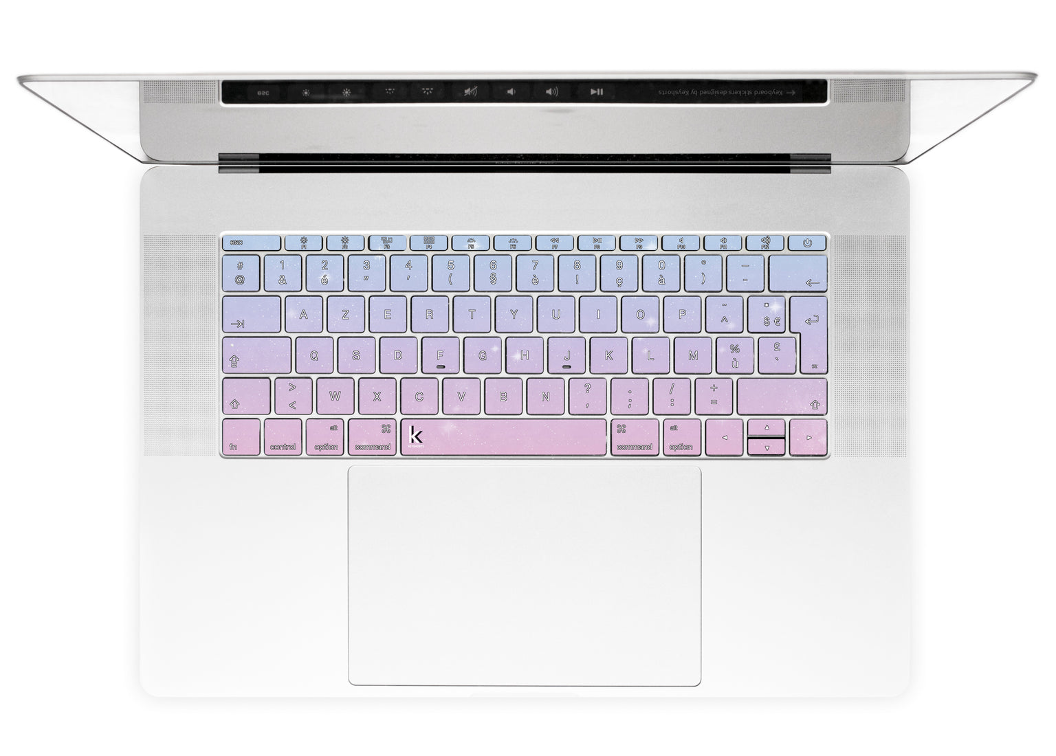 Unicorn Sky MacBook Keyboard Stickers alternate FR