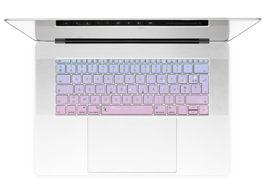 Unicorn Sky MacBook Keyboard Stickers alternate FR