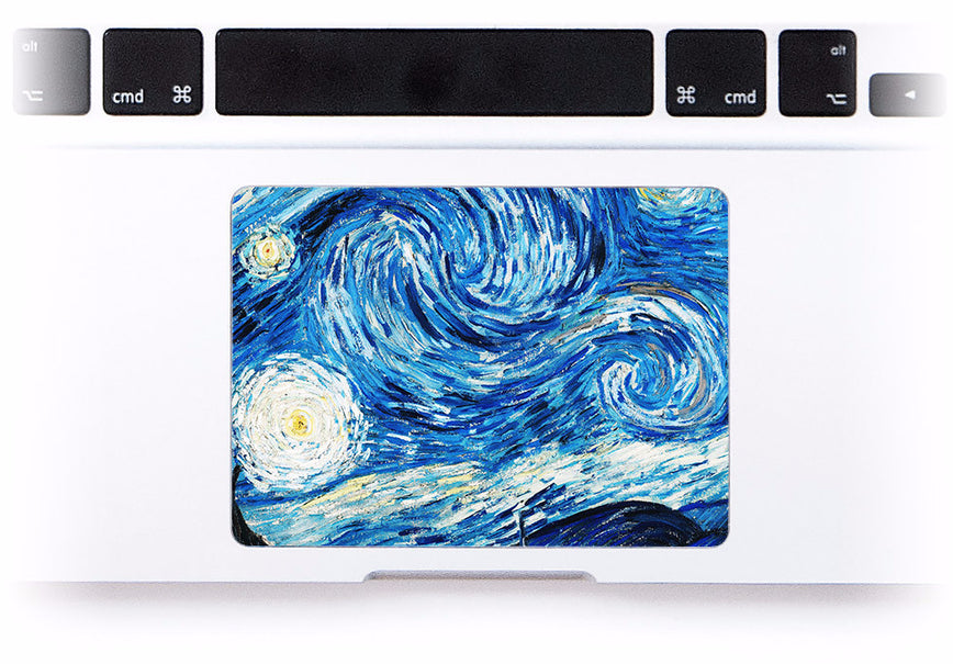 Van Gogh Dreams MacBook Trackpad Sticker at Keyshorts.com - 1