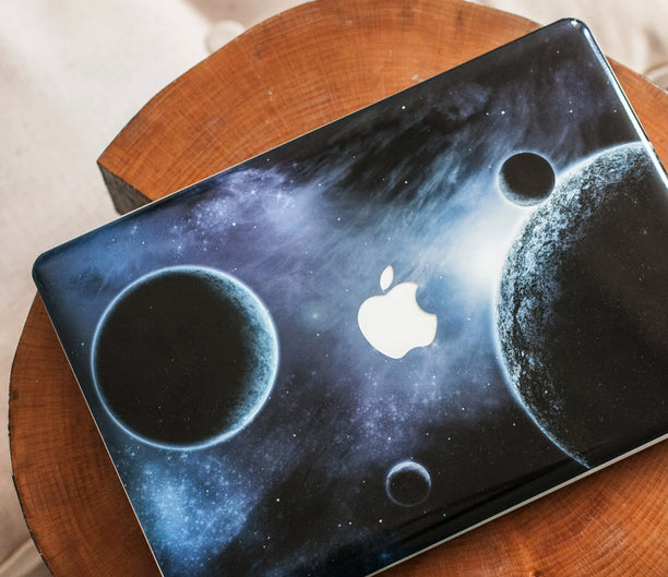 Space Odyssey In Blue MacBook Skin