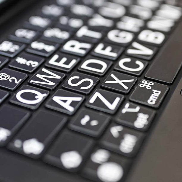 Low-vision large letters sets